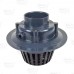 PVC Roof Drain w/ PolyPro Dome Strainer, 3" PVC Hub