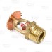 TY-B Upright Fire Sprinkler Head, Standard Response, K=5.6, Rough Brass, 155°F, 1/2" NPT