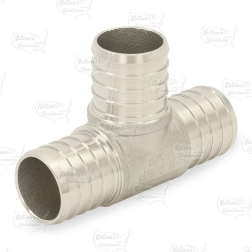 1" PEX x 1" x 1" PEX 304 St. Steel Tee (Lead-Free)..