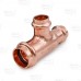 3/4" x 1/2" x 1/2" Press Copper Tee, Imported