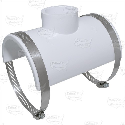 4" x 1-1/2" hub (or 2" spigot) PVC Smart Saddle Tee