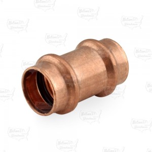 3/4" Press Copper Coupling, Made in the USA