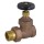 1" FIP x 1" MIP Union Steam Straight Radiator Valve