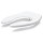 Bemis 1655CT (White) Commerical Plastic Elongated Toilet Seat w/ Check Hinges, Extra Heavy-Duty