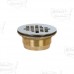 Sioux Chief 827-2 2" Shower Drain Brass Body w/ Snap" 18-Gauge Strainer