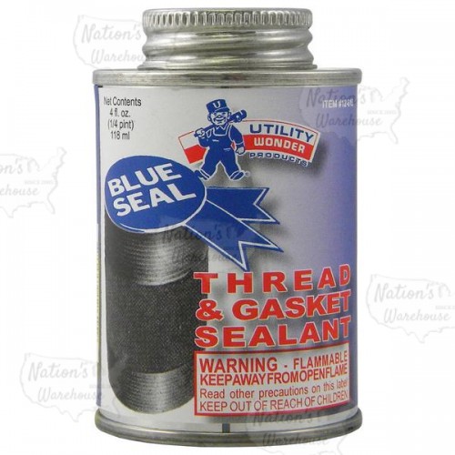 Blue-Seal Pipe Joint Sealant w/ Brush Cap, 4 oz (1/4 pint)