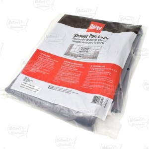 5ft x 6ft 40 mil Gray Oatey PVC Shower Pan Liner