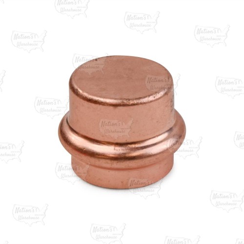 3/4" Press Copper Cap, Imported