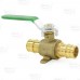 3/4" Expansion PEX Brass Ball Valve w/ Drop Ears, Lead-Free