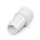 1" Barbed Insert x 1" Spigot PVC Adapter, Sch 40, White