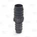 1" x 3/4" Barbed Insert PVC Reducing Coupling, Sch 40, Gray