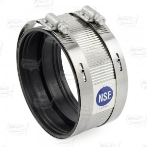 4" No-Hub Coupling, NSF