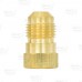 3/8" Flare x 1/4" Female NPT Threaded Brass Adapter