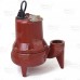 Manual Sewage Pump, 1/2HP, 10' cord, 115V