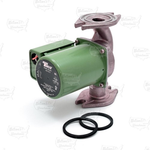 Taco 008-SF6 Stainless Steel Circulator Pump, 1/25 HP, 115V