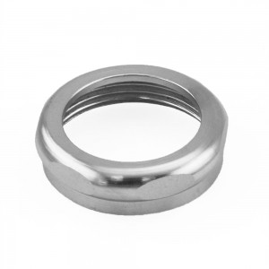 1-1/4" Tubular Slip Nut, Chrome Plated Solid Brass