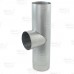 7" Galvanized Flue Tee, 24" Length, 24 GA..