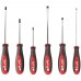 6-piece Magnetic Tip Screwdriver Set w/ Tri-Lobe Handles & Hex Shanks