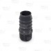 1" Barbed Insert x 3/4" Male NPT Threaded PVC Reducing Adapter, Sch 40, Gray