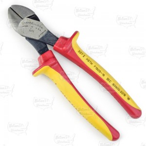 337I Channellock 8" High Leverage Lap Joint Diagonal Cutting Plier w/ 1000V Insulated Grip