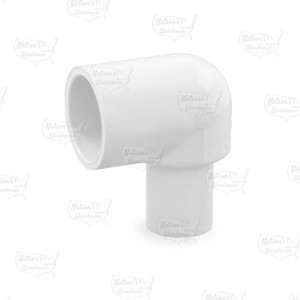 1" x 1/2" PVC (Sch. 40) 90° Deep Socket Reducing Elbow