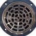 Round PVC Shower Tile/Pan Drain w/ Polished St. Steel Strainer, 2" Hub x 3" Inside Fit (less test plug)