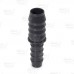 3/4" x 1/2" Barbed Insert PVC Reducing Coupling, Sch 40, Gray