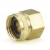 3/4" FGH x 3/4" FIP Swivel Brass Adapter