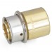 3/4" PEX Press x 3/4" Copper Pipe Adapter, Lead-Free Bronze