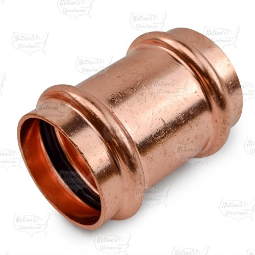 1-1/2" Press Copper Slip Coupling, Imported