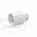 3/4" Barbed Insert x 1/2" Male NPT Threaded PVC Reducing Adapter, Sch 40, Gray