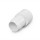 1-1/2" Barbed Insert x 1-1/2" Spigot PVC Adapter, Sch 40, White