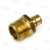 1/2" PEX x 3/4" Male Threaded F1960 Adapter, LF Brass