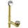 Trip Lever Bathtub Drain Waste (Full Kit) w/ Grid Drain, 20GA Tubular Brass, 2-hole