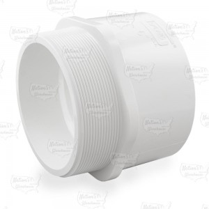 6" PVC (Sch. 40) MIP x Socket Adapter