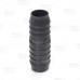 1" Barbed Insert PVC Coupling, Sch 40, Gray