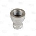 1/2" x 1/4" 304 Stainless Steel Reducing Coupling, FNPT threaded