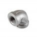 1/4" 304 Stainless Steel 90° Elbow, FNPT threaded