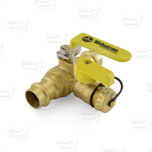 3/4” Press Pro-Pal Ball Drain Valve, Lead-Free