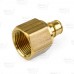 1/2" PEX x 3/4" Female Threaded F1960 Adapter, LF Brass