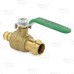 1/2" PEX Expansion x Press Brass Ball Valve, Full Port (Lead-Free)..