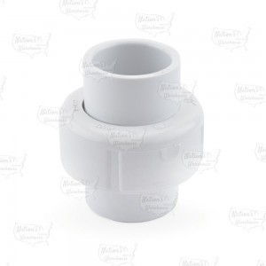 3/4" PVC (Sch. 40) Socket Union w/ Buna-N O-ring