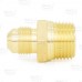 3/8" Flare x 1/2" Male NPT Threaded Brass Adapter