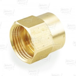 3/4" FGH x 1/2" FIP Brass Adapter, Lead-Free