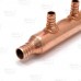 Sioux Chief 672X0590 5-Branch Type L Manifold, 3/4 in PEX x 1/2 in PEX x Closed, Copper