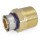 3/4" PEX Press x 1" Male Threaded Adapter, Lead-Free Bronze