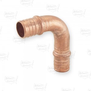 1" PEX x 3/4" PEX Reducing Elbow (Lead-Free Copper)