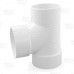 6" PVC DWV Sanitary Street Tee (Spigot x Socket x Socket)