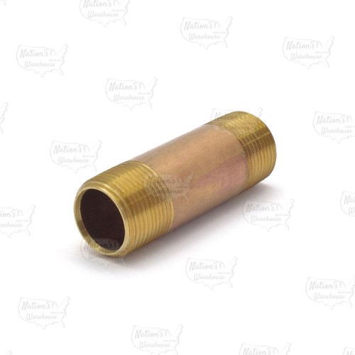 Everhot RB-034X3 3/4" x 3"" Brass Pipe Nipple