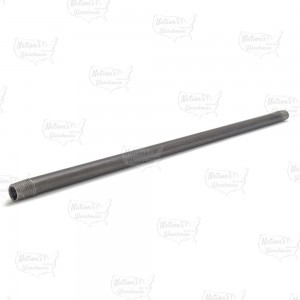 1/2" x 18" Black Pipe Nipple